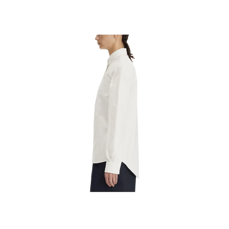 FRED PERRY Button Down Shirt Women's White-5
