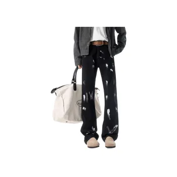 WARNING LIGHT Jeans Unisex Black