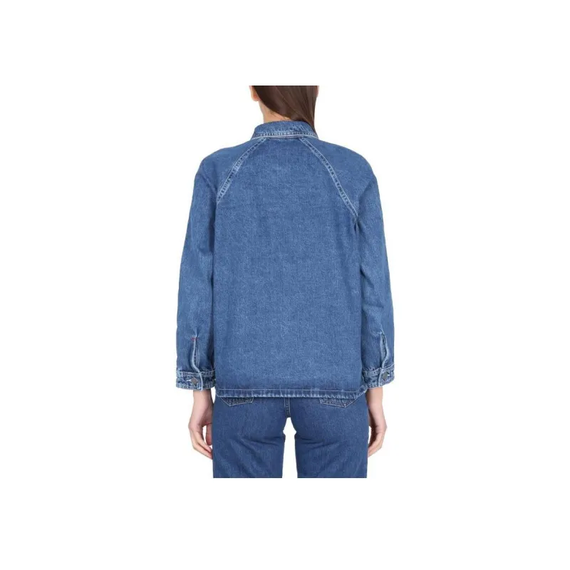 A.P.C Denim Jackets Women's Blue-1