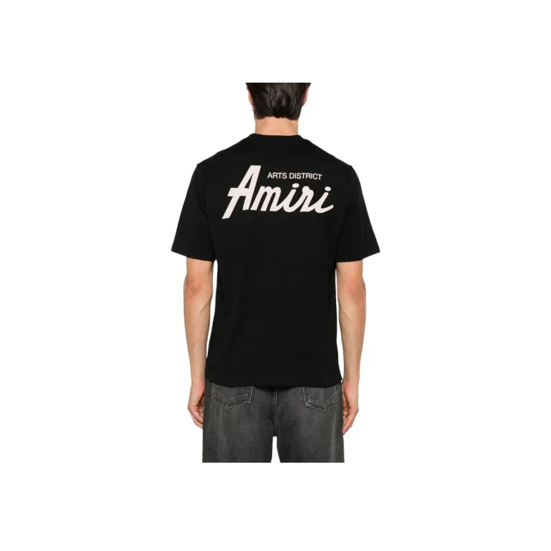 AMIRI Logo Printed Crewneck T Shirt-2