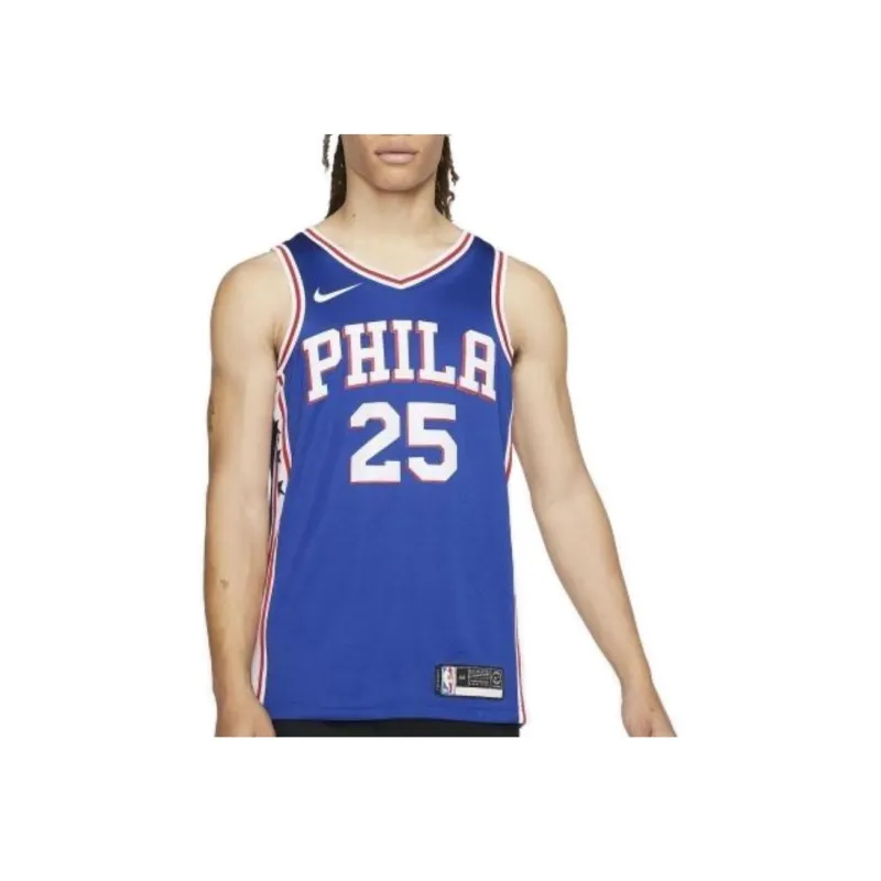 Nike Nike X NBA Basketball Jerseys Men's Rush Blue-2