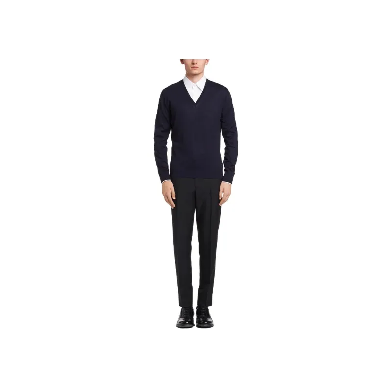 PRADA Sweaters Men Blue-2