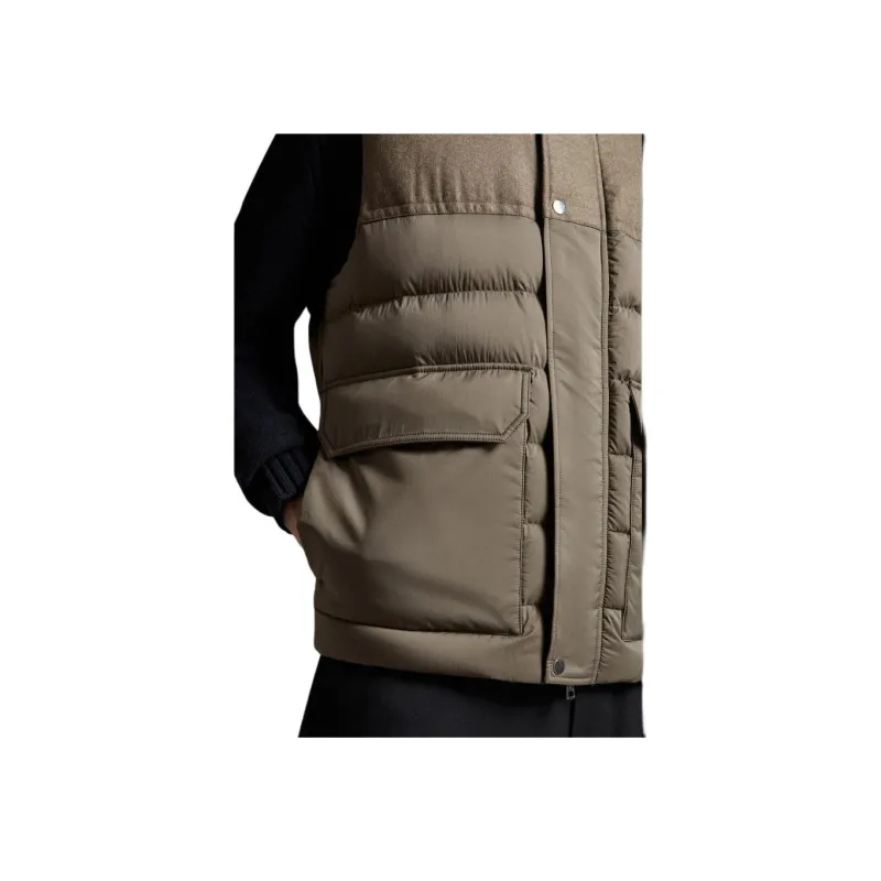 Moncler Vests Men Brown-3