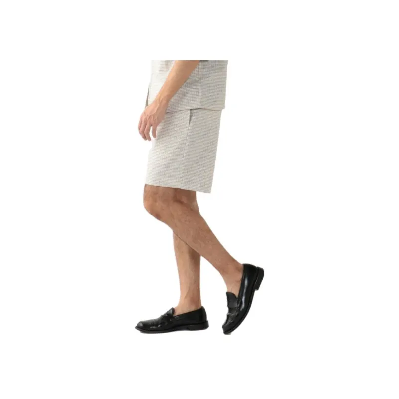 Beams Casual Shorts Men Yellow-5