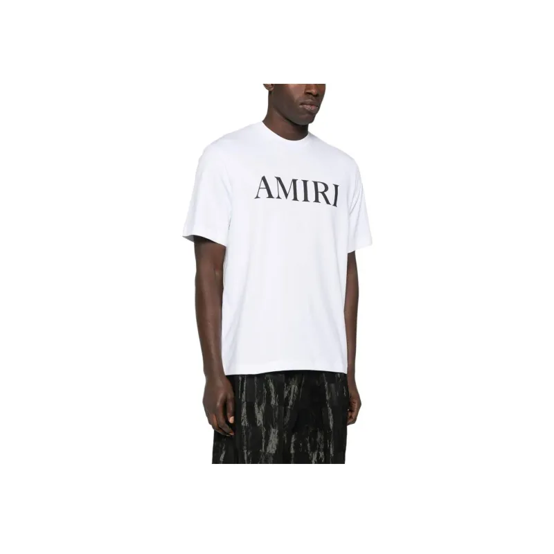 AMIRI Logo Printed Crewneck T Shirt-3