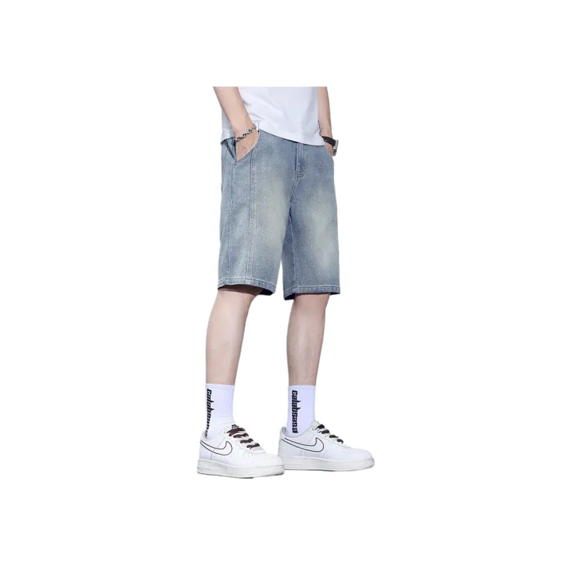 PAUL FRANK Denim Shorts Men's Vintage Blue-2