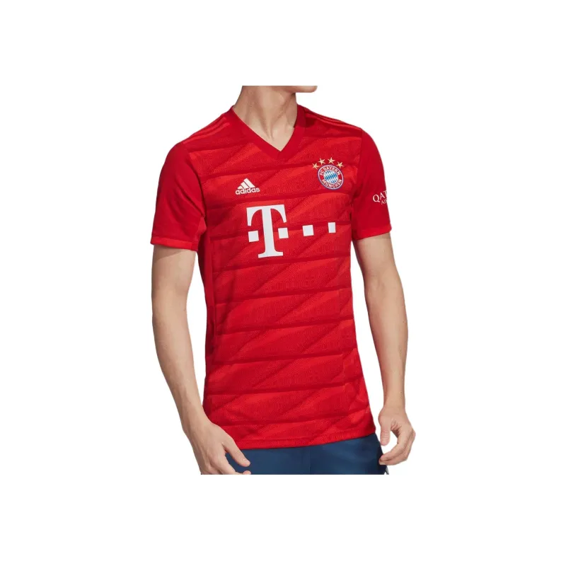Adidas Bayern Munich Black Bayern Soccer Collection Soccer Jersey Men's Red-2