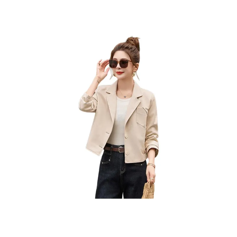 Fele.d Leather Jackets Women's-7