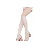 White Lace-Up Pantyhose