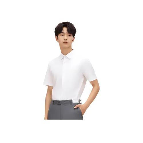 지오지아 화이트 남성 셔츠