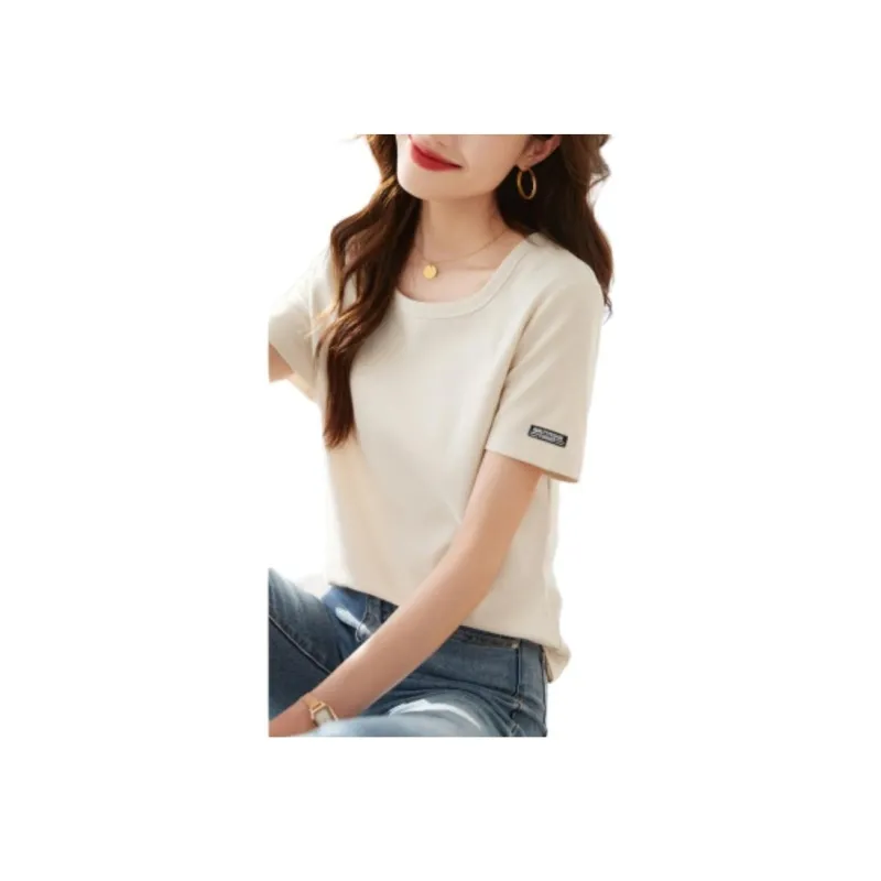 Mo Han Yi Mei T Shirt Women's Ecru-2