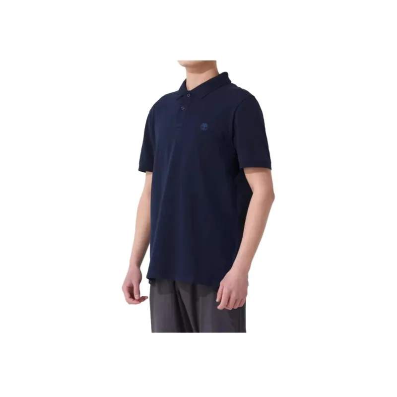 Timberland SS25 Polo Shirt Men's Sea Blue-3
