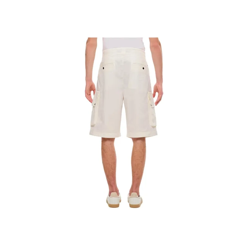 C.P.Company Lens Detailed Knee Length Cargo Shorts-1