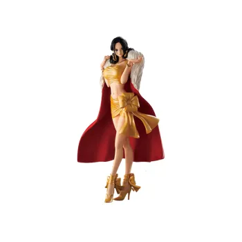 BANPRESTO Boa Hancock Glass Factory Glitter Glamours One Piece Queen Boa Hancock Yellow 25cm Bonus Gifts