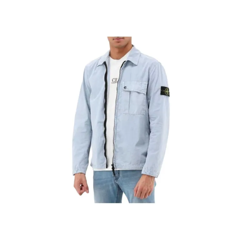 STONE ISLAND Jackets & Coats Men's Light Blue-2