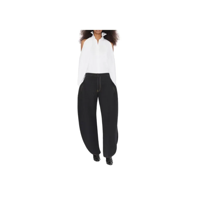 Alaia Balloon Sleeved Poplin Shirt-1