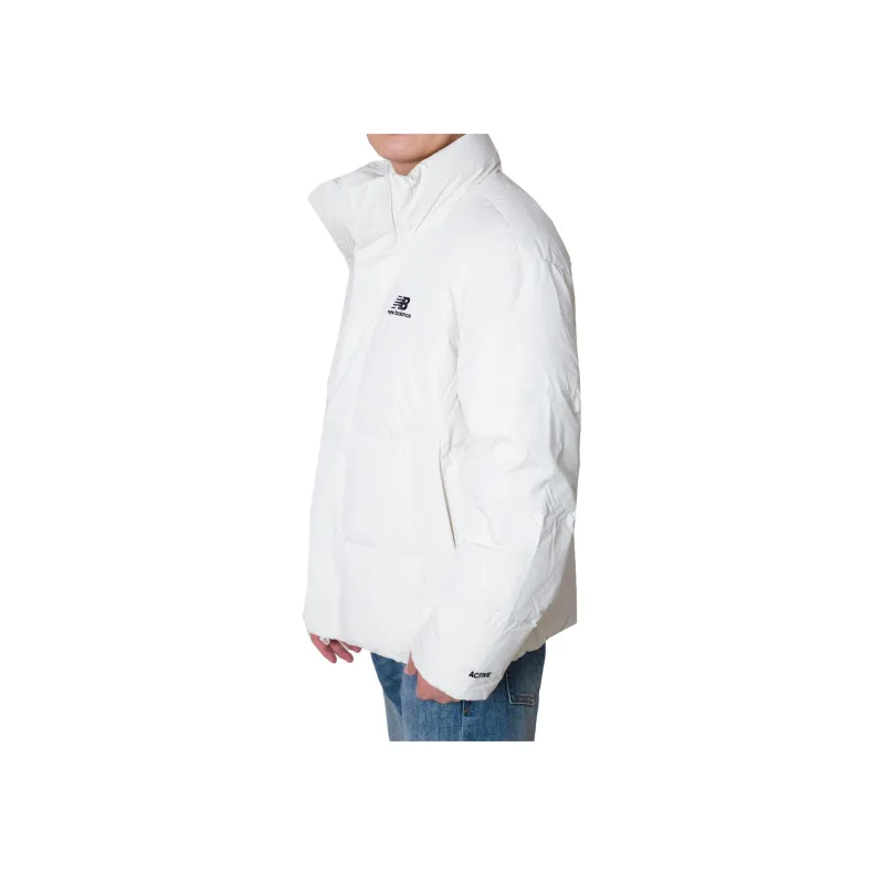 New Balance Down Jacket Men's Cream White-12