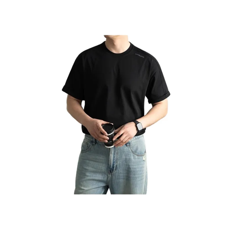 Spanu T Shirts Men Black-3