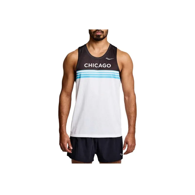Saucony Tank Tops Men's Multicolor-5