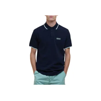 BARBOUR Polo Shirt Men's Marine Blue