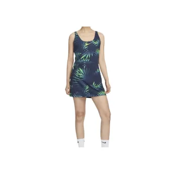 Nike OUTLETS Sleeveless Dress Women's Black Blue/Dynamic Yellow