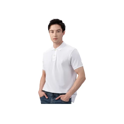 GOOD LUCK GLADIUS 화이트 남성 폴로 셔츠