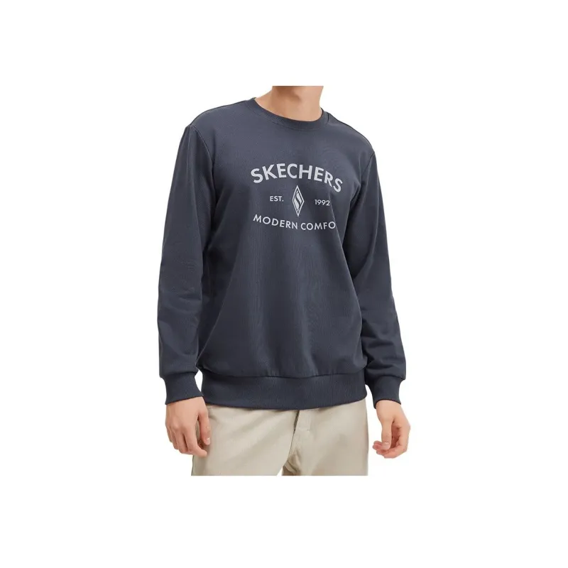 Skechers Diamond Series Sweatshirt Unisex Odyssey Gray-2