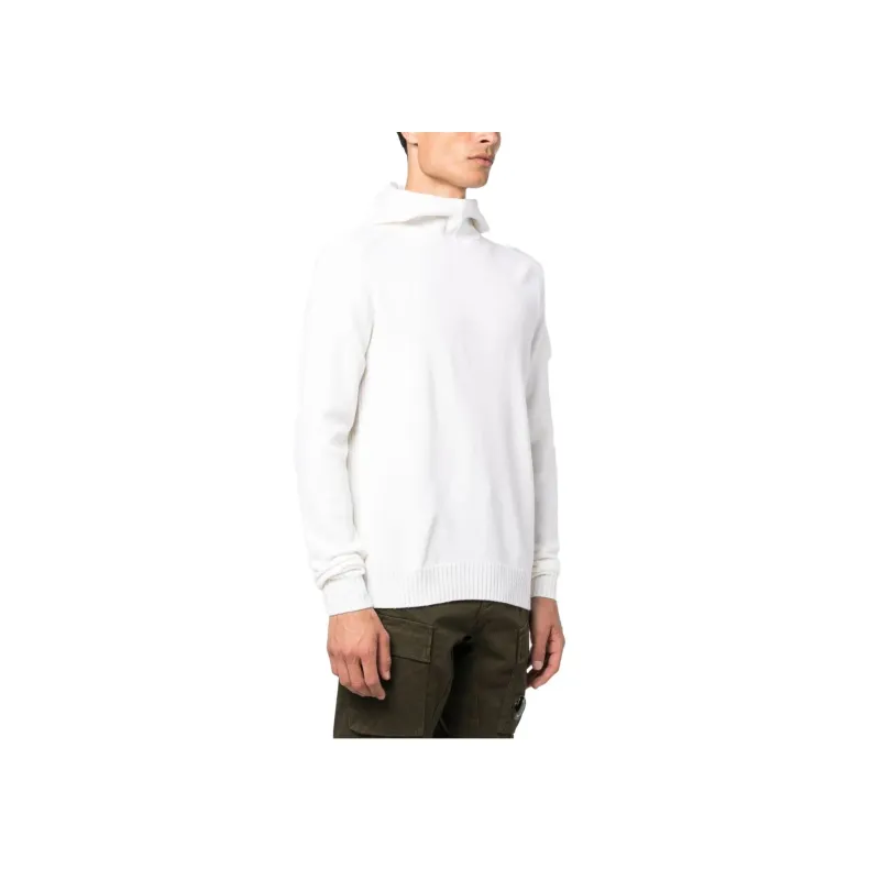 C.P.Company Logo Patch Hooded Knitted Jumper-3