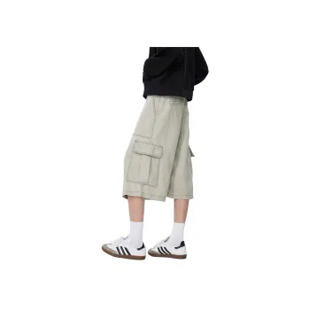 H.V.G.A Cargo Shorts Unisex Ivory White