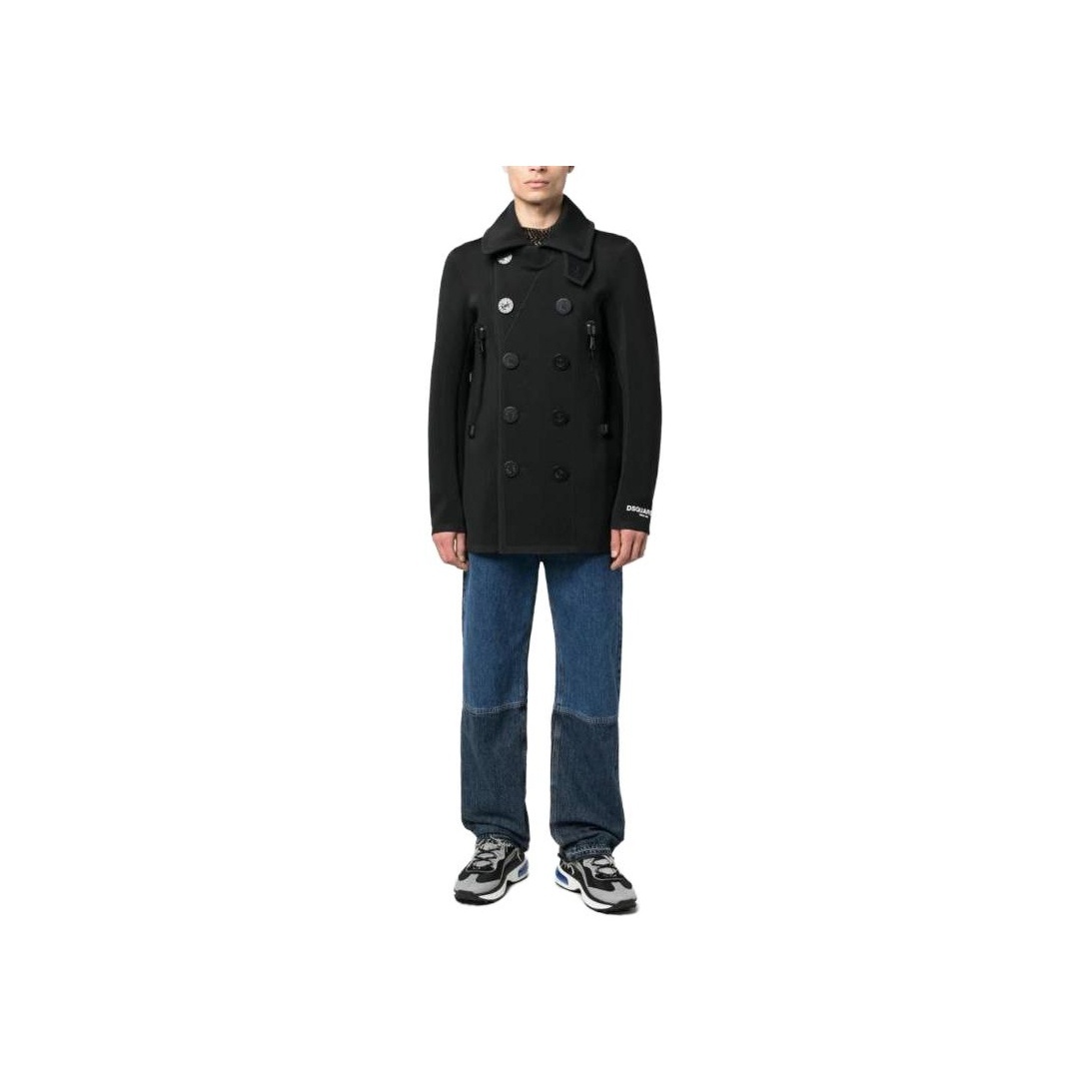 DSQUARED 2 Trench Coats Men Black - POIZON