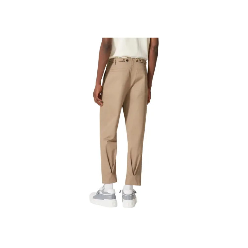 Valentino Casual Pants Men's Almond Beige-3