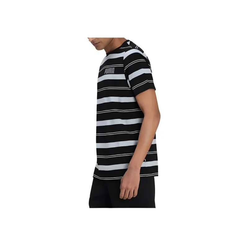 PUMA T Shirts Men Black-4