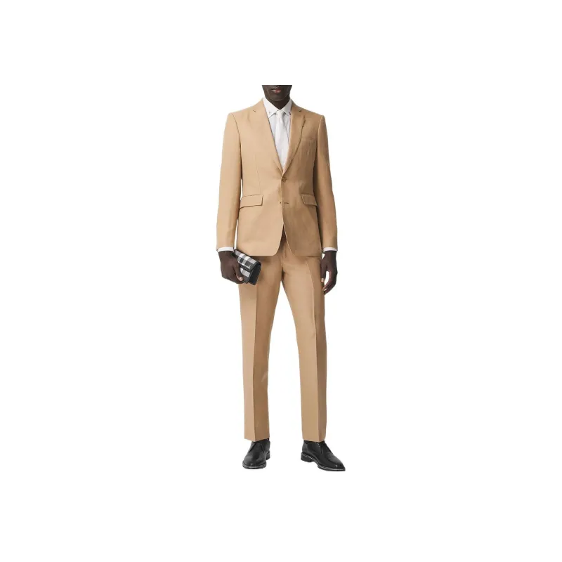 Burberry Suit Trousers Men Khaki-1