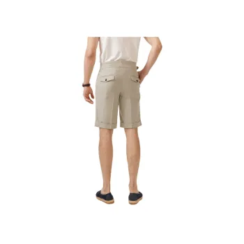 BY CREATIONS Casual Shorts Men's Linen