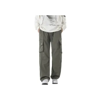 Humanism 1986 Casual Pants Unisex Algae Green
