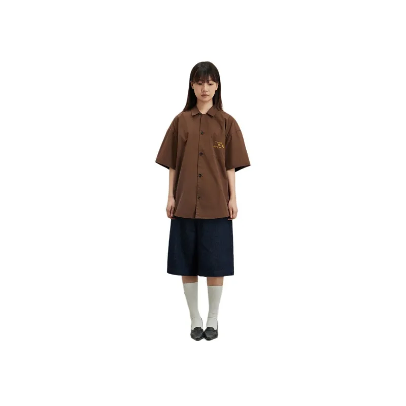 Crying Center Shirt Unisex Brown-1