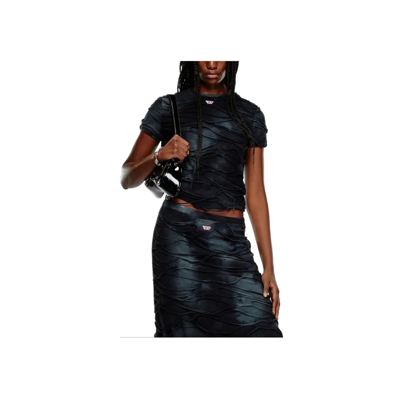 DIESEL T Uncutie Long P1 T Shirt 'Black'-1