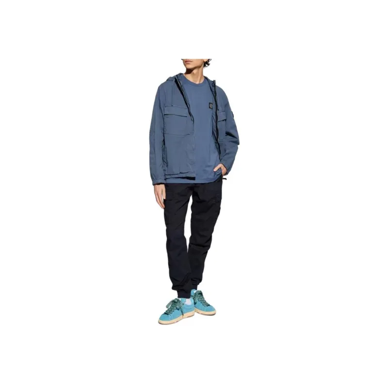 STONE ISLAND SS24 Jackets & Coats Men's Air Force Blue Color-3