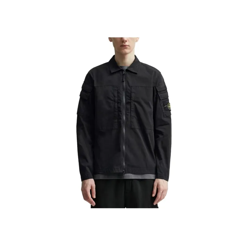 STONE ISLAND Jacket Men's Black-2