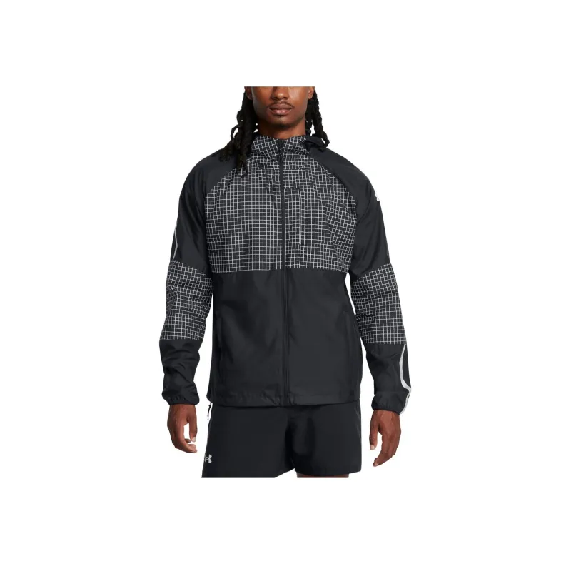 Under Armour UA Elite Jacket Men's Black Plaid Patchwork-2
