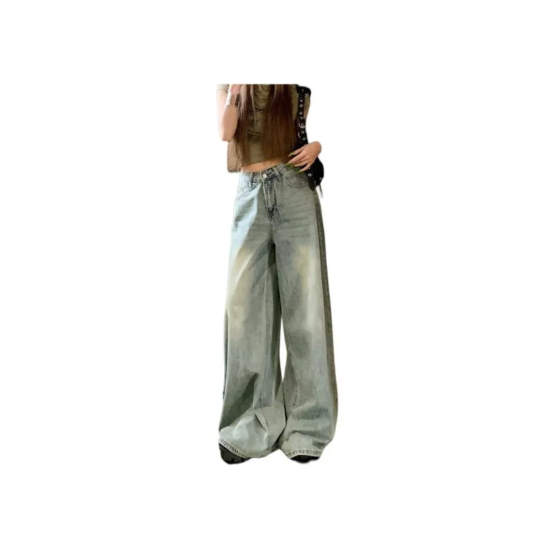 Kazakhstan Jeans Women's Vintage Denim Blue-1