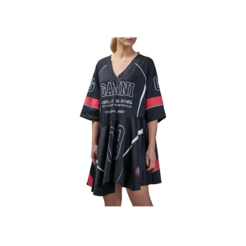 GANNI Future Mesh Mini Dress