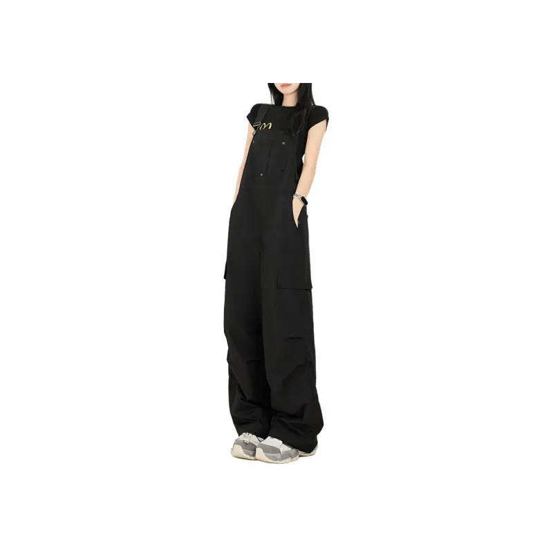 ZNZX Overalls Women's Black-3