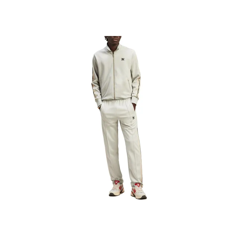 PALM ANGELS Monogram Embroidered Zipped Jacket-4