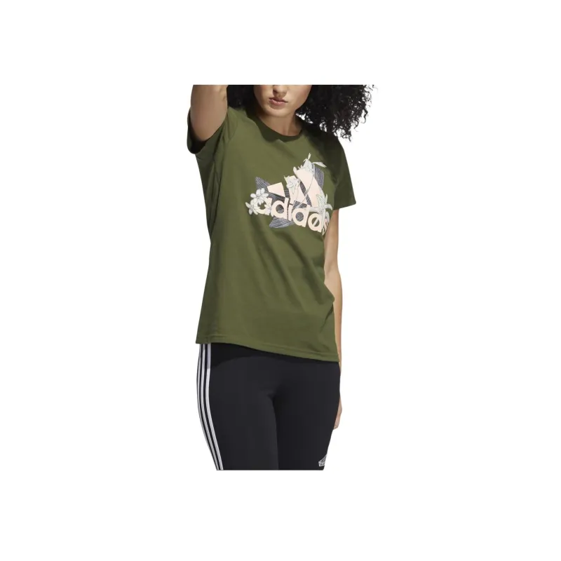 Adidas T Shirts Women's Green-4