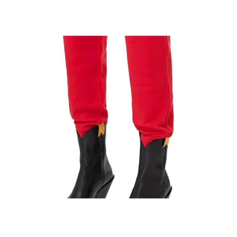 Burberry SS23 Knitted Sports Pants Women's Red-4