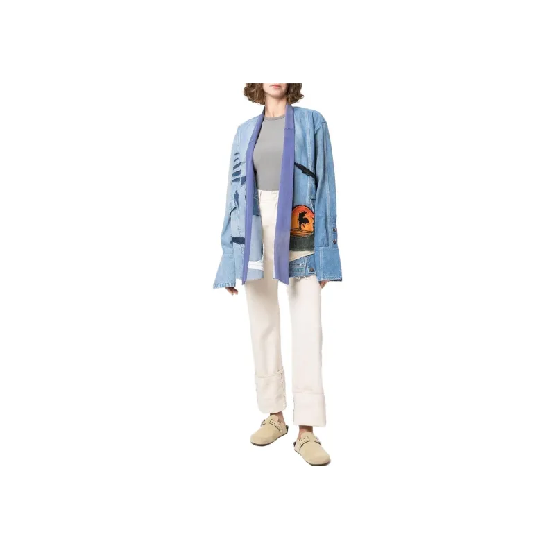 GREG LAUREN Jackets Unisex Blue-3