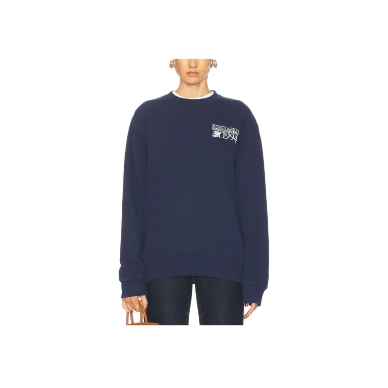SPORTY & RICH Logo Sweatshirt-0