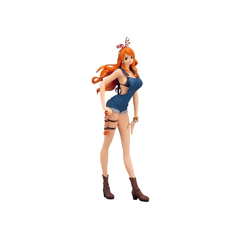BANPRESTO Glass Factory One Piece Movie Sparkling & Charm Version B Nami Bonus Gifts-0