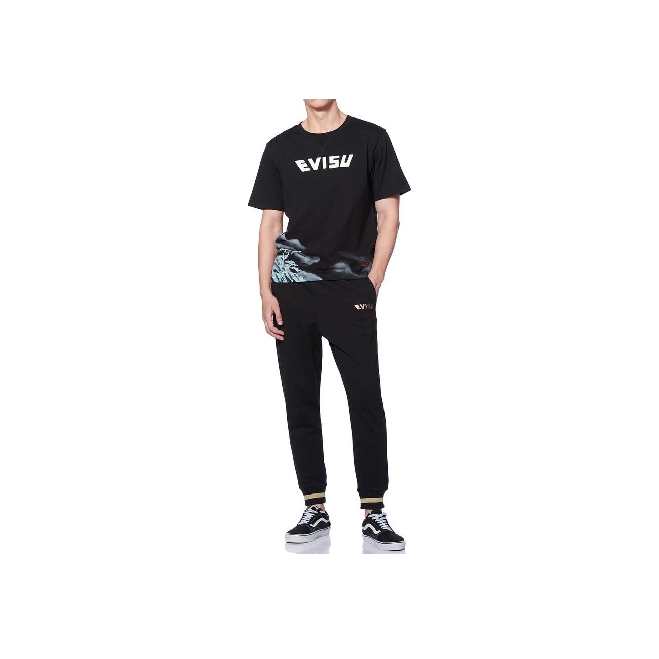 Tシャツ・カットソー EVISU Men T-shirt Crimson 2ESHTM5TS1136 PRP Tシャツ・カットソー EVISU Men T-shirt Crimson 2ESHTM5TS1136